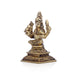 Kamakshi Idol - 3.5 x 2 Inches | Antique Brass Idol/ Kamatchi Amman Statue for Pooja/ 290 Gms Approx - Brass Murties