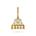 Brass Aarti - 18.5 x 11.5 Inches | Theevatti / Aarti lamp / Oil lamp / Lamp with Holder / Aarti for Pooja - House Hold