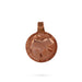 Copper Pendant - 0.75 x 0.5 Inch | Naai Kasu Design Locket/ Copper Dollar for Children & Evil Eye Protection - Mala & Pendant