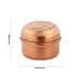 Pooja Box - 1 x 1.5 Inches | Copper Storage Box/ Jewellery Box for Home/ 15 Gms Approx - Pooja Box & Paduka