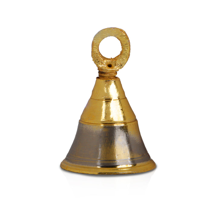 Hanging Bell - 2 x 1.5 Inches | Brass Bell/ Pooja Bell for Home/ 38 Gms Approx - Pooja Bells