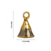 Hanging Bell - 2 x 1.5 Inches | Brass Bell/ Pooja Bell for Home/ 38 Gms Approx - Pooja Bells
