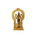 Murugan Statue - 12 Inches | Murugan with Arch Idol/ Antique Brass Statue/ Murugan Silai for Pooja - Brass Murties