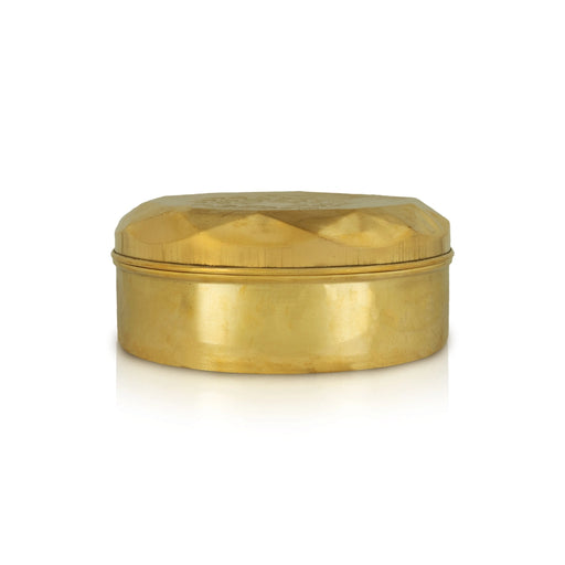 Brass Spice Box – 3 x 6 Inches | Masala Dabba / Kitchen Storage Box For Daily Use - Kitchen