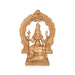 Bhuvaneshwari with Arch - 13 x 9 Inches | Panchaloha Idol / Bhuvaneshwari Statue For Pooja - Panchaloha Murties