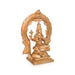 Bhuvaneshwari with Arch - 13 x 9 Inches | Panchaloha Idol / Bhuvaneshwari Statue For Pooja - Panchaloha Murties