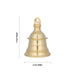 Hanging Bell - 6 x 4 Inches | Temple Bell/ Pooja Bell/ Brass Bell for Hanging - Pooja Bells