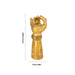Hastham Padham Set - 5.75 x 2.5 - 3.5 x 7 Inches | Brass Leg and Hand for Deity Decor - Deity Accessories