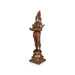 Standing Lady Holding Lamp - 24 x 6 Inches | Copper Brass Deepam / Standing Deep Lady For Home - Paavai Vilakku / Lady With A Lamp