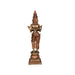 Standing Lady Holding Lamp - 24 x 6 Inches | Copper Brass Deepam / Standing Deep Lady For Home - Paavai Vilakku / Lady With A Lamp