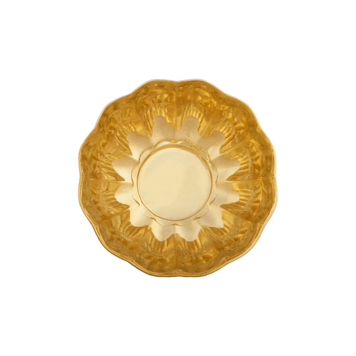 Brass Bowl - 1.25 x 3.25 Inches | Brass Cup/ Pooja Bowl/ Pooja Cup for Home/ 22 Gms Approx - Bowls