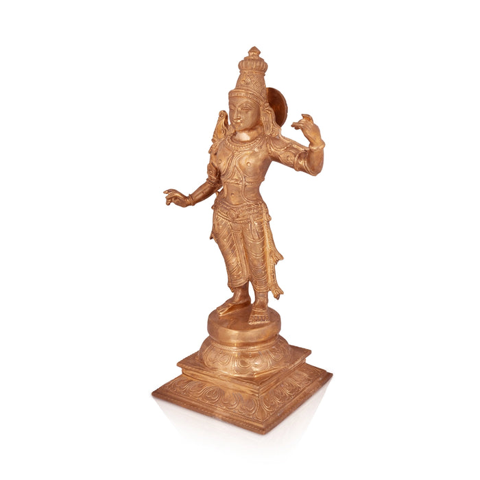 Ramar Murti Set - 18 x 8.5 Inches | Panchaloha Statue / Sita Ram Laxman Hanuman / Ram Darbar Idol for Pooja