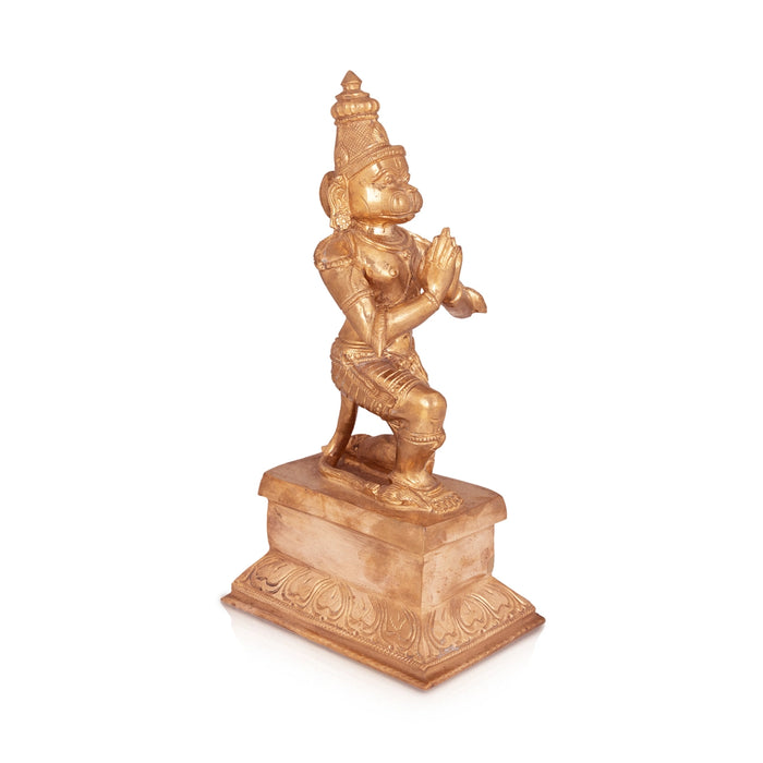 Ramar Murti Set - 18 x 8.5 Inches | Panchaloha Statue / Sita Ram Laxman Hanuman / Ram Darbar Idol for Pooja
