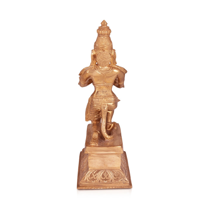 Ramar Murti Set - 18 x 8.5 Inches | Panchaloha Statue / Sita Ram Laxman Hanuman / Ram Darbar Idol for Pooja