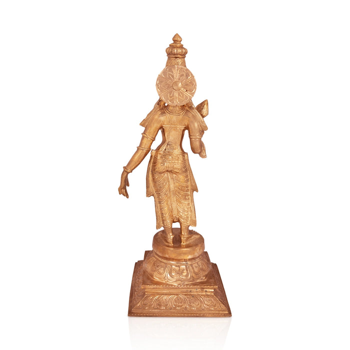 Ramar Murti Set - 18 x 8.5 Inches | Panchaloha Statue / Sita Ram Laxman Hanuman / Ram Darbar Idol for Pooja