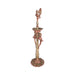 Peacock Five Deep - 15 x 4 Inches | Copper Brass Deepam / Peacock Design Vilakku for Home & Pooja - Decorative Lamp