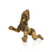 Crawling Krishna Murti - 2 X 2.5 Inches | Antique Brass Idol/ Laddu Gopal Murti/ Krishna Idol For Blessings - Brass Murties