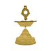 7 Face Brass Lamp - 7 X 4.5 Inches | Brass Vilakku/ Brass Deepam/ Brass Pooja Diya For Home And Temple - Kuthuvilakku