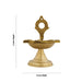 7 Face Brass Lamp With Base - 4 x 3 Inches | Brass Deepam/ Brass Vilakku/ Brass Pooja Diya for Home - Kuthuvilakku