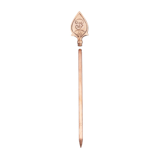 Copper Vel - 9 x 1.5 Inches | Copper Murugan Vel / Astra for Deity - Deity Accessories
