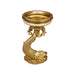 Uruli with Fish Base - 25 x 13 Inches | Brass Urli / Fish Base with bell Design Flower Pot for Home & Pooja - Uruli & Flower Pot
