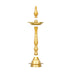 5 Face Kerala Vilakku - 16 x 5 Inches | Brass Kerala Kuthu Vilakku/ Kerala Lamp for Pooja/ 780 Gms Approx - Kerala Vilakku