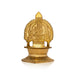 Kamakshi Deepam - 6 x 4 Inches | Brass Lamp/ Kamatchi Vilakku for Pooja - Deity Lamps