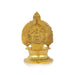 Kamakshi Deepam - 6 x 4 Inches | Brass Lamp/ Kamatchi Vilakku for Pooja - Deity Lamps