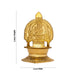 Kamakshi Deepam - 6 x 4 Inches | Brass Lamp/ Kamatchi Vilakku for Pooja - Deity Lamps