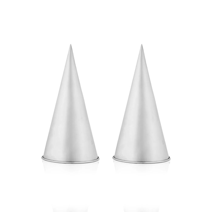Paruppu Thengai Koodu Set - 5.5 Inches | Stainless Steel Cone/ Wedding Seer Cone Set for Marriage & Pooja Decor
