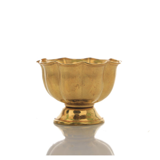 Brass Cup - 1.5 x 2.5 Inches | Chandan Cup/ Brass Vessel/ Pooja Cup for Home - Bowls
