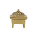 Sambrani Stand - 3 x 5.5 Inches | Antique Brass Dhoop Stand/ Dhoopakal with Handle for Pooja/ 520 Gms Approx - Sambrani Stand