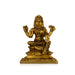 Bala Tripura Sundari Devi Sitting On Base - 5 x 3.5 Inches | Antique Brass Idol/ Bala Tripura Sundari Idol - Brass Murties
