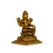 Bala Tripura Sundari Devi Sitting On Base - 5 x 3.5 Inches | Antique Brass Idol/ Bala Tripura Sundari Idol - Brass Murties