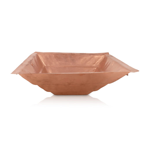 Havan Kund With Handle - 5 x 15 Inches | Copper Agnihotra/ Hawan Kund for Pooja - Havan Kund