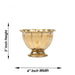Chandan Cup With Base - 3 x 4 Inches | Brass Cup/ Chandan Bowl for Pooja/ 50 Gms Approx - Bowls