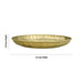 Brass Plate - 0.5 x 4.5 Inches | Bobby Design Thali Plate/ Pooja Plate for Home - Pooja Plate & Tray
