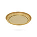 Brass Plate - 0.5 x 4.5 Inches | Small Plate/ Pooja Thali Plate/ Pooja Plate for Home - Pooja Plate & Tray