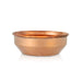 Copper Plate - 1 x 3.5 Inches | Pooja Plate / Hariwana Design Thali Plate for Home - Pooja Plate & Tray