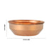 Copper Plate - 1 x 3.5 Inches | Pooja Plate / Hariwana Design Thali Plate for Home - Pooja Plate & Tray