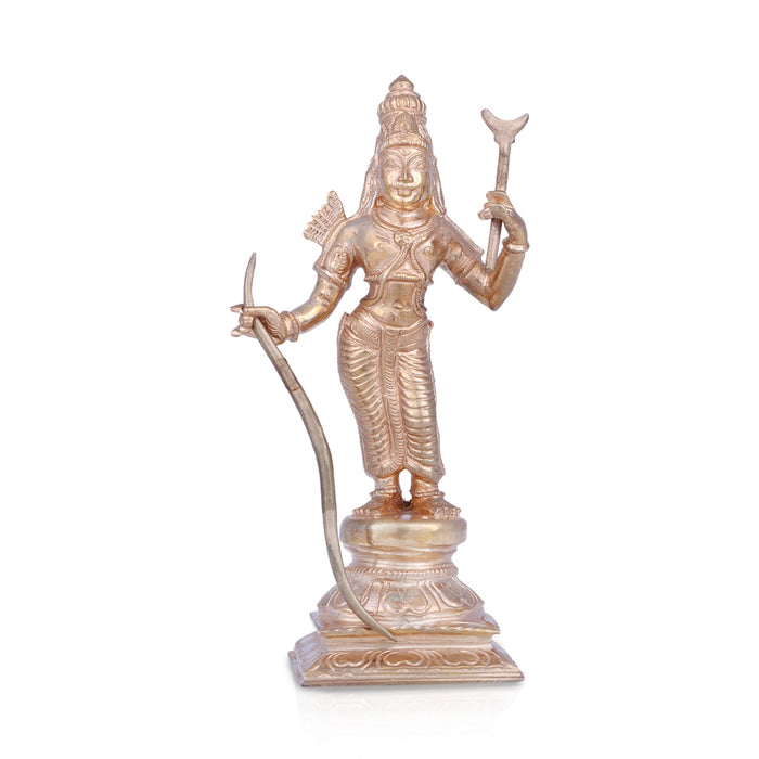 Lakshmana Idol - 5.5 x 3 Inches | Panchaloha Statue/ Standing Lakshmana Murti for Pooja/ 320 Gms Approx