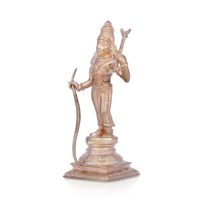 Lakshmana Idol - 5.5 x 3 Inches | Panchaloha Statue/ Standing Lakshmana Murti for Pooja/ 320 Gms Approx