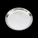 Pooja Plate - 8.5 inches | Serving plate / white Metal / Thali Plate/ Pooja Plate for Home - Pooja Plate & Tray
