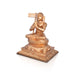 Ramanujar Sitting On Base Murti - 12.5 x 11 Inches | Panchaloha Idol/ Ramanujar Statue for Pooja - Panchaloha Murties