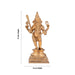 Ganesha standing On Base Murti - 8 x 3 Inches | Panchaloham Statue / Vinayagar Sculpture For Home Decor - Panchaloha Murties