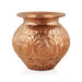 Copper Lota - 4.5 x 3.75 Inches | Ashtalakshmi Chombu/ Copper Kalash for Pooja - Kalash & Pooja Lota