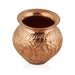 Copper Lota - 4.5 x 3.75 Inches | Ashtalakshmi Chombu/ Copper Kalash for Pooja - Kalash & Pooja Lota