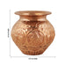 Copper Lota - 4.5 x 3.75 Inches | Ashtalakshmi Chombu/ Copper Kalash for Pooja - Kalash & Pooja Lota