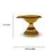 Kubera Deepam - 2 x 2.25 Inches | Lakshmi Kubera Vilakku with Base/ Brass Laxmi Kubera Deepam/ Kuber Diya for Pooja - Kuber Deep