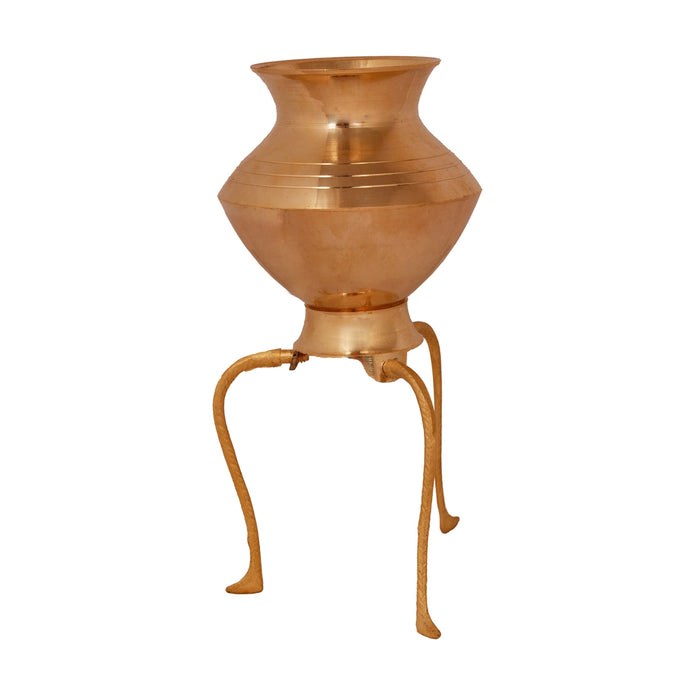 Shivling Jaladhari - 4 Inches | Brass Shiva Linga Abhishekam Stand for Pooja - Abhishek Plate